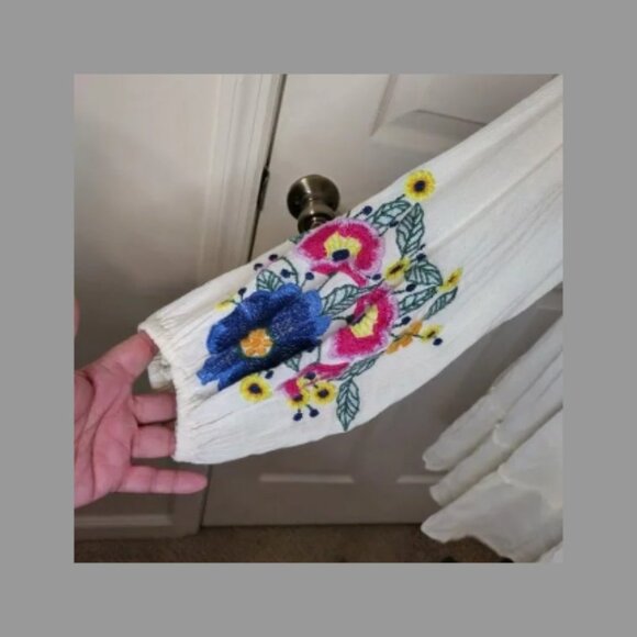 Free People Spell On You Embroidered Mini Dress Size XS - Picture 4 of 10